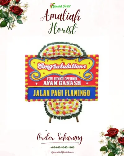 Bunga Papan Congratulation di Mekar Jaya